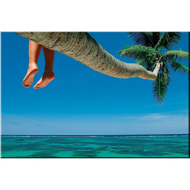 Tablou DualView Startonight Plaja, luminos in intuneric, 80 x 120 cm