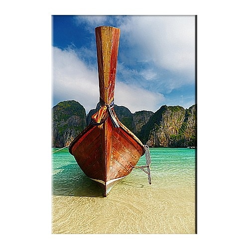 Tablou DualView Startonight Barca in golful Maya , luminos in intuneric, 20 x 30 cm