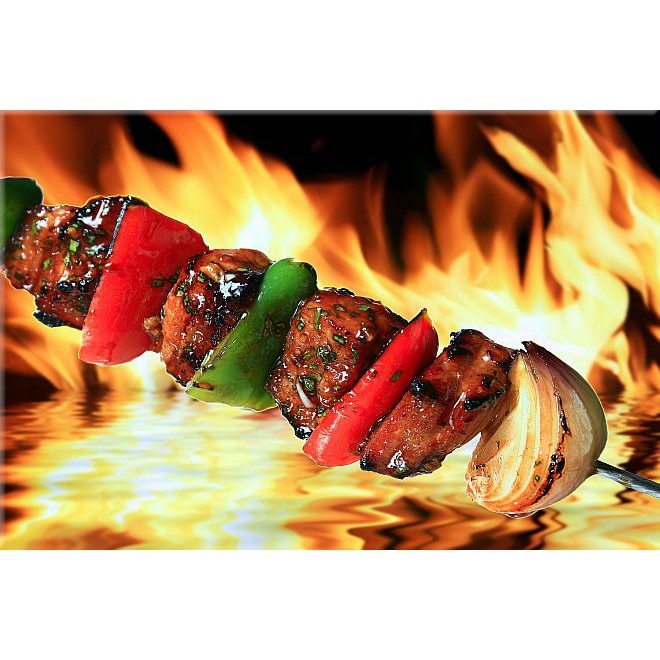 Tablou DualView Startonight Barbecue, luminos in intuneric, 20 x 30 cm