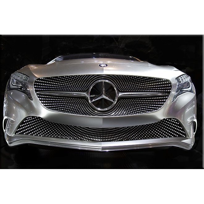 Tablou DualView Startonight Mercedes Benz concept car, luminos in intuneric, 20 x 30 cm