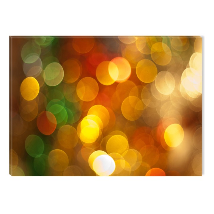 Tablou DualView Startonight Cercuri colorate, luminos in intuneric, 80 x 120 cm