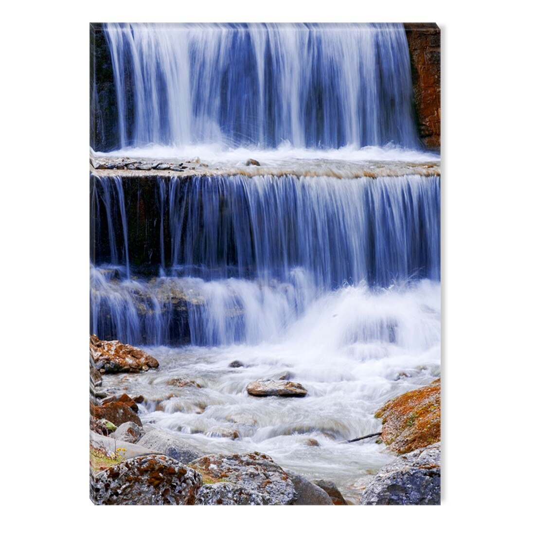 Tablou DualView Startonight Cascada albastra, luminos in intuneric, 40 x 60 cm