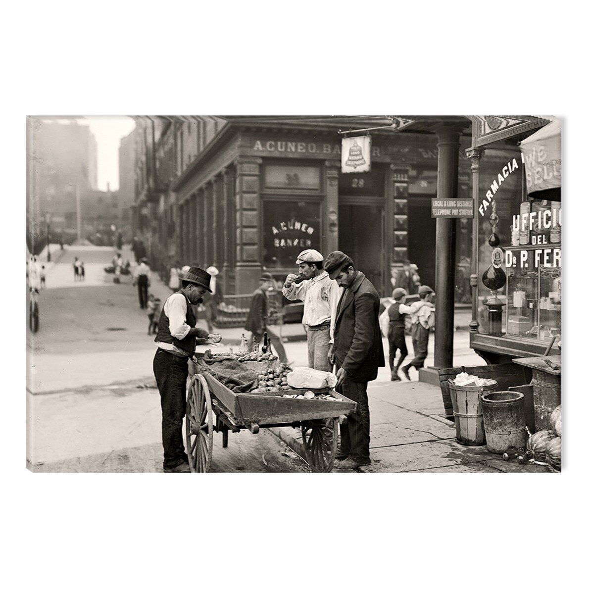 Tablou DualView Startonight NYC Mulberry Street Vanzator , luminos in intuneric, 60 x 90 cm