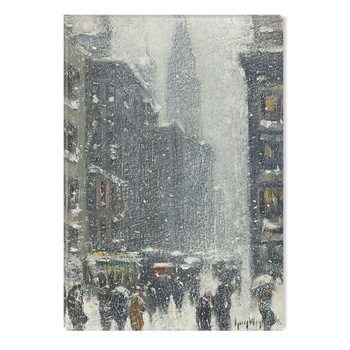 Tablou DualView Startonight Viscol In New York Guy Carleton Wiggins, luminos in intuneric, 80 x 120 cm Tablou DualView Startonight Viscol In New York Guy Carleton Wiggins, luminos in intuneric, 80 x 120 cm