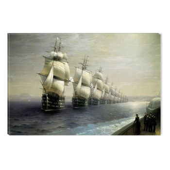 Tablou DualView Startonight Aivazovschy Parade Of The Black Sea Fleet In 1852, luminos in intuneric, 20 x 30 cm Tablou DualView Startonight Aivazovschy Parade Of The Black Sea Fleet In 1852, luminos in intuneric, 20 x 30 cm