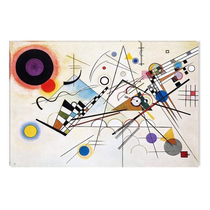 DualView Startonight Kandinski Abstract II картина, ярка в тъмното, 60 x 90 cm