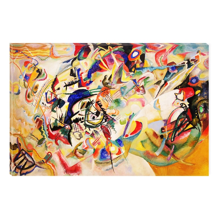 Tablou DualView Startonight Kandinski Abstract III, luminos in intuneric, 80 x 120 cm