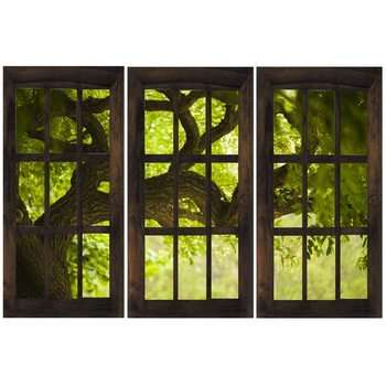 Set Tablou DualView Startonight Fereastra spre o dimineata cu luminoasa, 3 piese, luminos in intuneric, 120 x 180 cm (3 piese 60 x 120 cm) Set Tablou DualView Startonight Fereastra spre o dimineata cu luminoasa, 3 piese, luminos in intuneric, 120 x 180 cm (3 piese 60 x 120 cm)