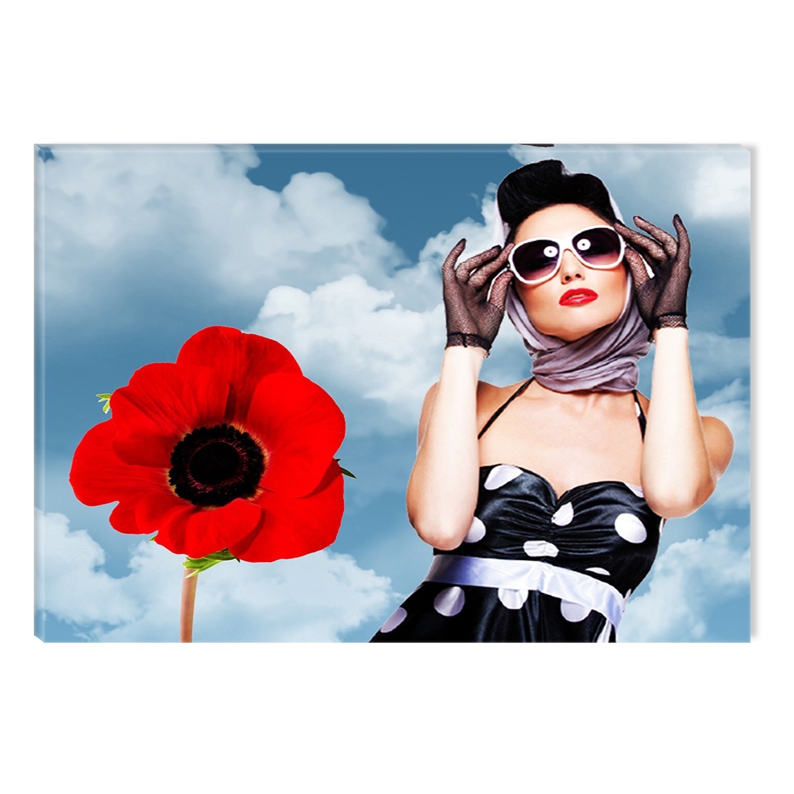 Tablou DualView Startonight Azi simt rosu, luminos in intuneric, 40 x 60 cm