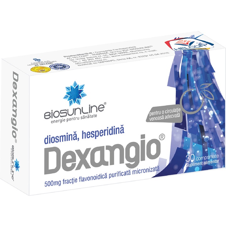 Supliment alimentar Dexangio, BioSunLine, 30 comprimate