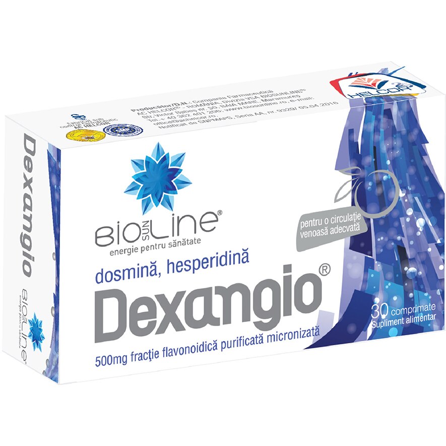 Supliment alimentar Dexangio, BioSunLine, 30 comprimate