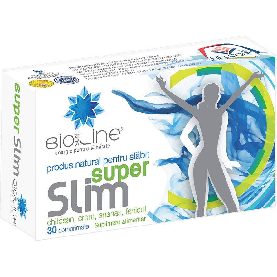 Supliment alimentar Super Slim, BioSunLine, 30 tablete