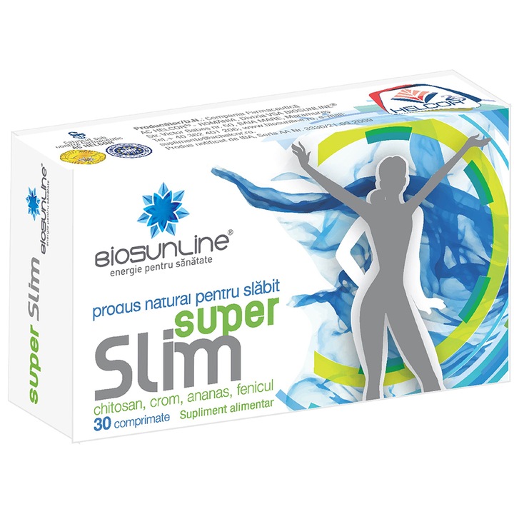 Supliment alimentar Super Slim, BioSunLine, 30 tablete