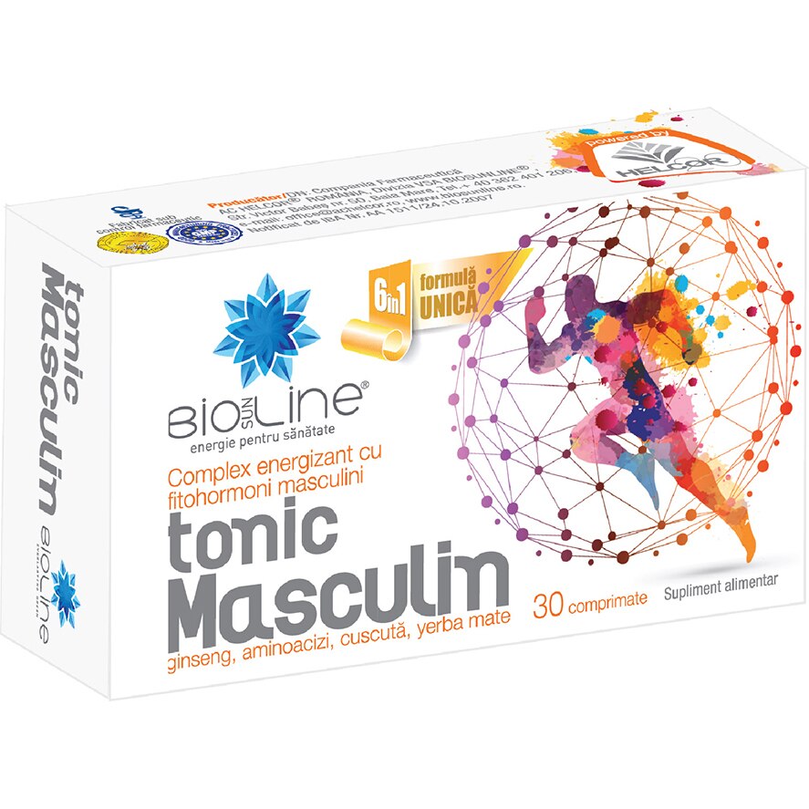 Supliment alimentar Tonic Masculin, BioSunLine, 30 comprimate