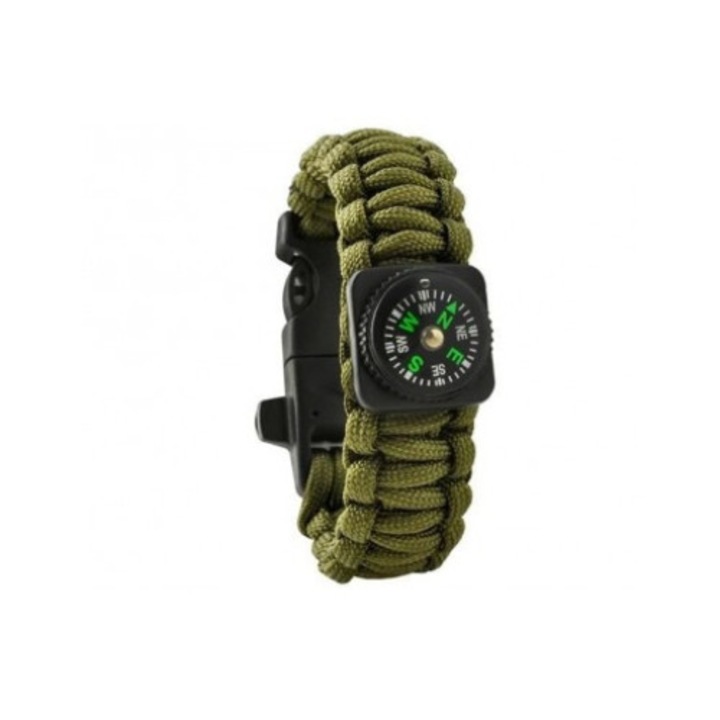 Гривна тип комплект за оцеляване 5 в 1, LRTM, зелен