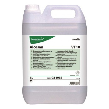 Dezinfectant suprafete, Diversey DI Alcosan G11983, cu alcool, 5L Dezinfectant suprafete, Diversey DI Alcosan G11983, cu alcool, 5L