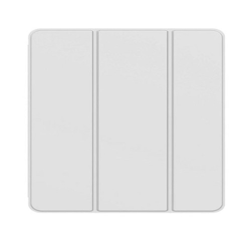 Husa Smart Cover Ipad Pro 11" (2018-2020-2021-2022), inchidere magnetica, functie wake-sleep, Rebound Pencil, Gri, 11"