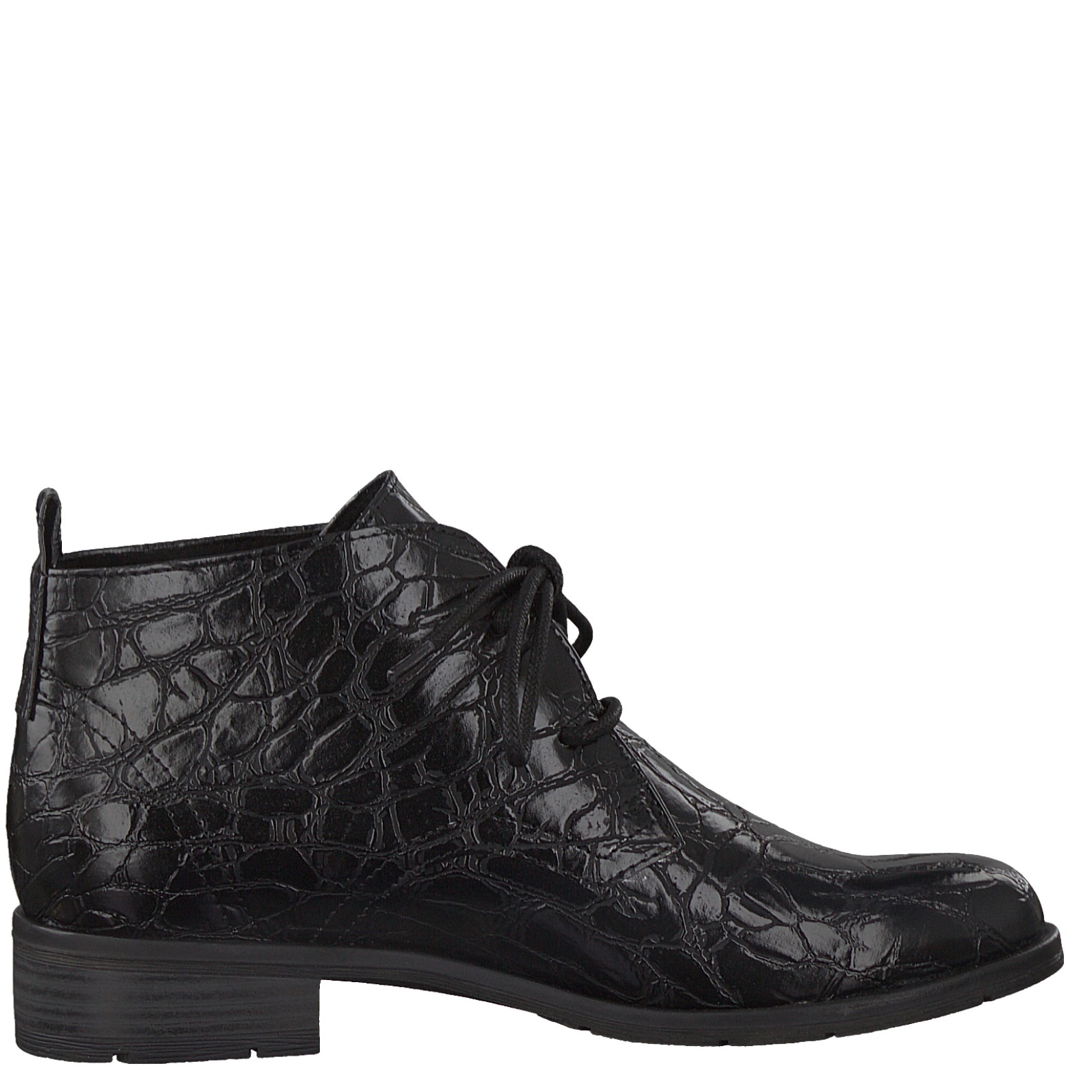 Ghete dama, Marco Tozzi, casual,piele ecologica, negru, nr, Negru