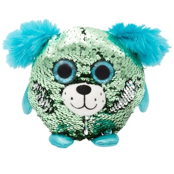 Jucarie cu paiete, Zola®, Catelus cu ochi sclipiciosi, 14 cm Jucarie cu paiete, Zola®, Catelus cu ochi sclipiciosi, 14 cm