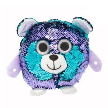 Jucarie cu paiete, Zola®, Ursulet, cu ochi sclipiciosi, 14 cm Jucarie cu paiete, Zola®, Ursulet, cu ochi sclipiciosi, 14 cm