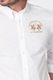 LA MARTINA, Camasa regular fit cu logo brodat, Alb, S