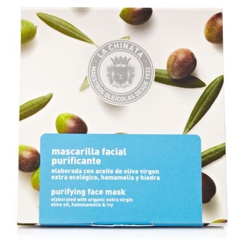 Masca pentru fata, purificatoare, cu extract de maslin, 40 ml, La Chinata Masca pentru fata, purificatoare, cu extract de maslin, 40 ml, La Chinata