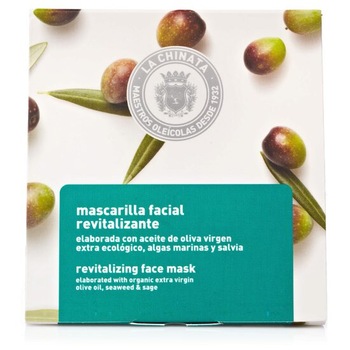 Masca pentru fata, revitalizanta, cu extract de maslin, 40 ml, La Chinata Masca pentru fata, revitalizanta, cu extract de maslin, 40 ml, La Chinata