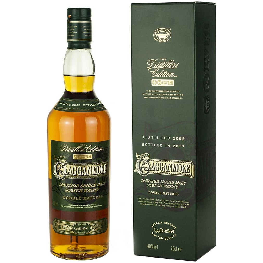 Whisky Cragganmore Distillers Edition 2005/2017, Single Malt, 40,00%, 0.7l