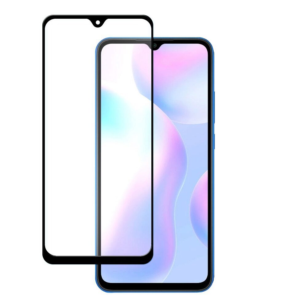 Folie Sticla Wozinsky Super Tough pentru Xiaomi Redmi 9A/9AT/9C, Case Friendly, Negru
