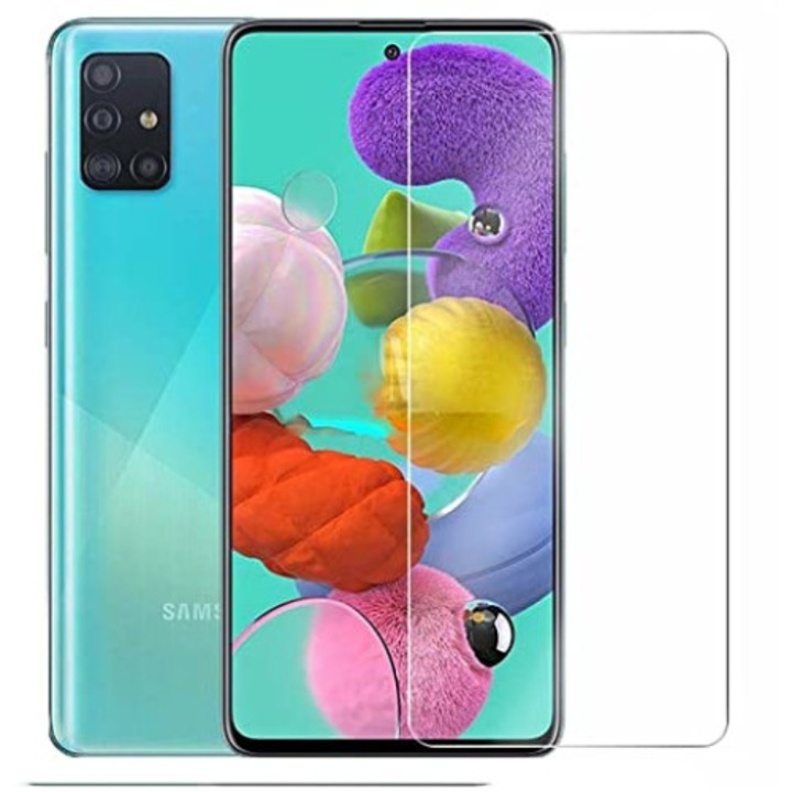 Smart edzett üveg kijelzővédő fólia, Samsung Galaxy A51 5G