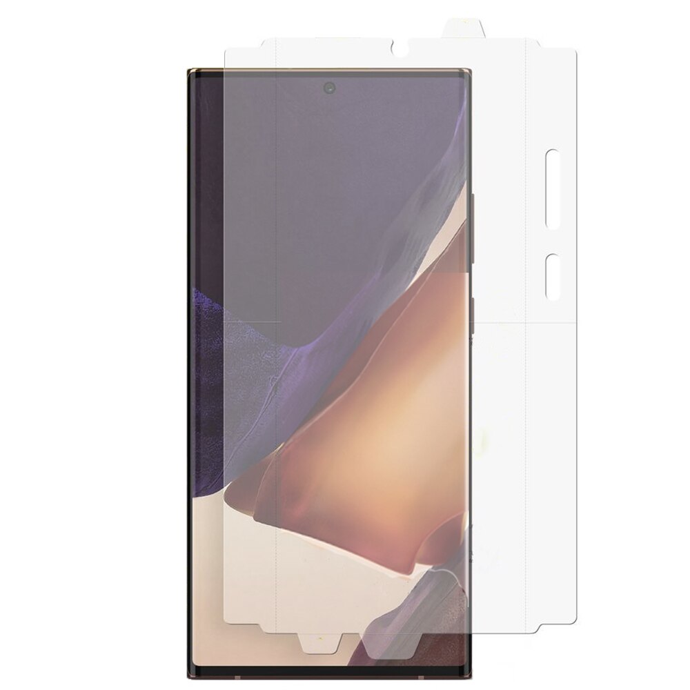 Set 2xFolii Policarbonat Ringke Dual Easy pentru Samsung Galaxy Note 20 Ultra, Transparenta