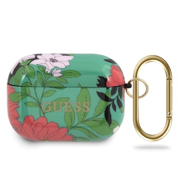 Husa cu holder pentru AirPods Pro Guess Flower Collection 1 Husa cu holder pentru AirPods Pro Guess Flower Collection 1