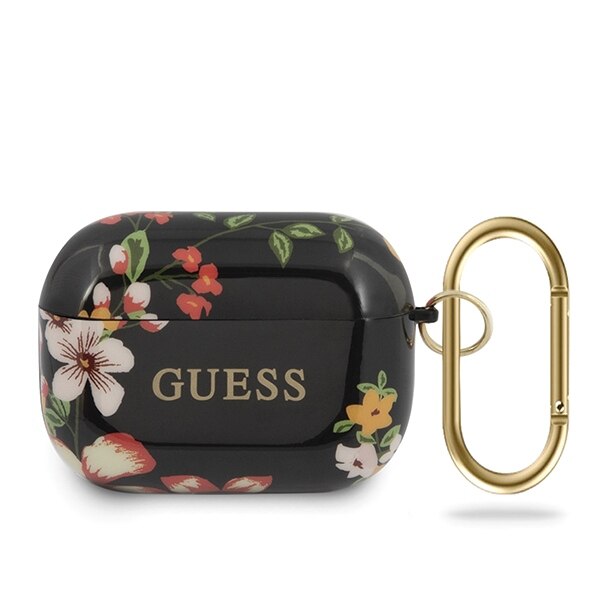 Husa cu holder pentru AirPods Pro Guess Flower Collection 4