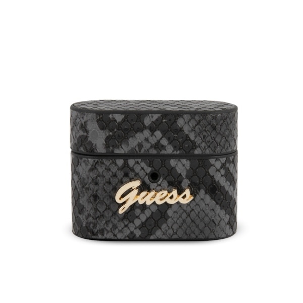 Husa pentru AirPods Pro Guess Python Collection Black