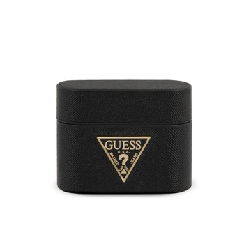 Husa pentru AirPods Pro Guess Saffiano Black Husa pentru AirPods Pro Guess Saffiano Black