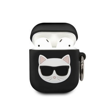 Husa pentru AirPods Karl Lagerfeld Choupette Black Husa pentru AirPods Karl Lagerfeld Choupette Black