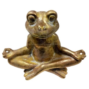 Statueta decorativa broasca, Polirasina, 14 cm x 13 cm, Multicolor Statueta decorativa broasca, Polirasina, 14 cm x 13 cm, Multicolor