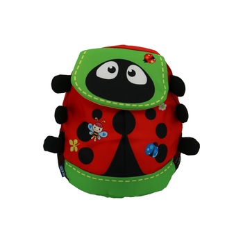 Rucsac gradinita Lamonza Buburuza 29x28x8 cm, 160 gr Rucsac gradinita Lamonza Buburuza 29x28x8 cm, 160 gr