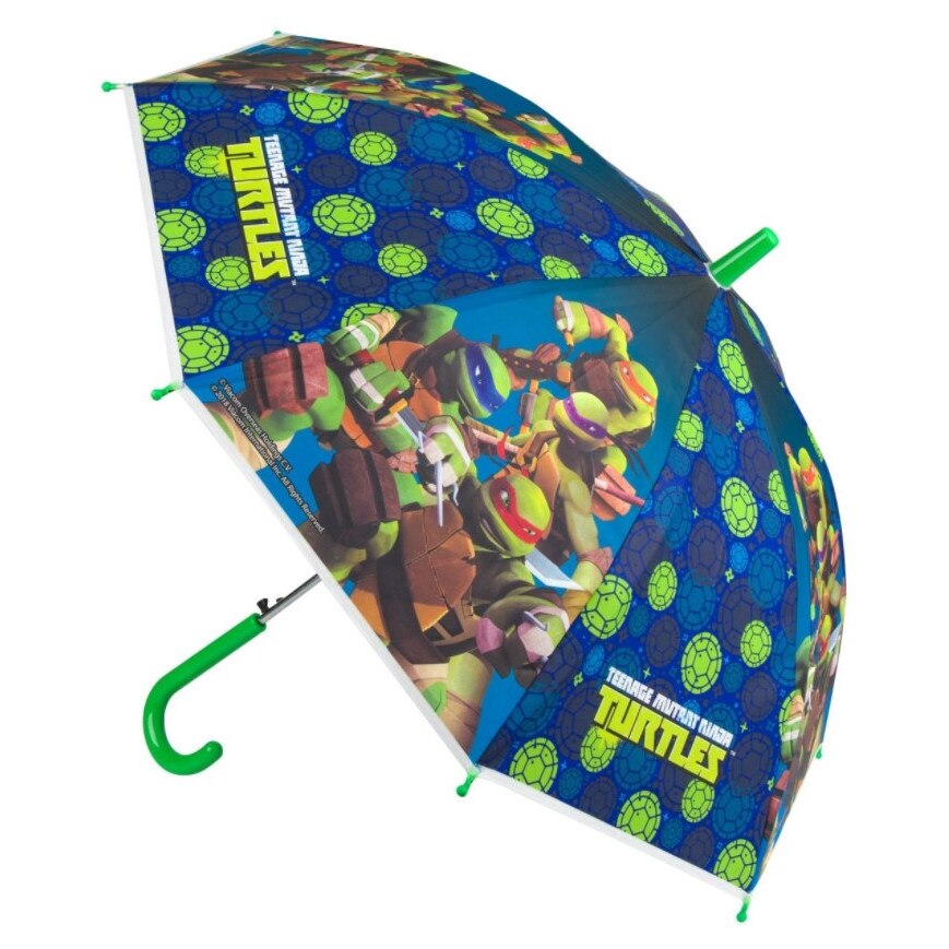Umbrela Zola®, pentru copii, albastra, model NINJA TURTLES