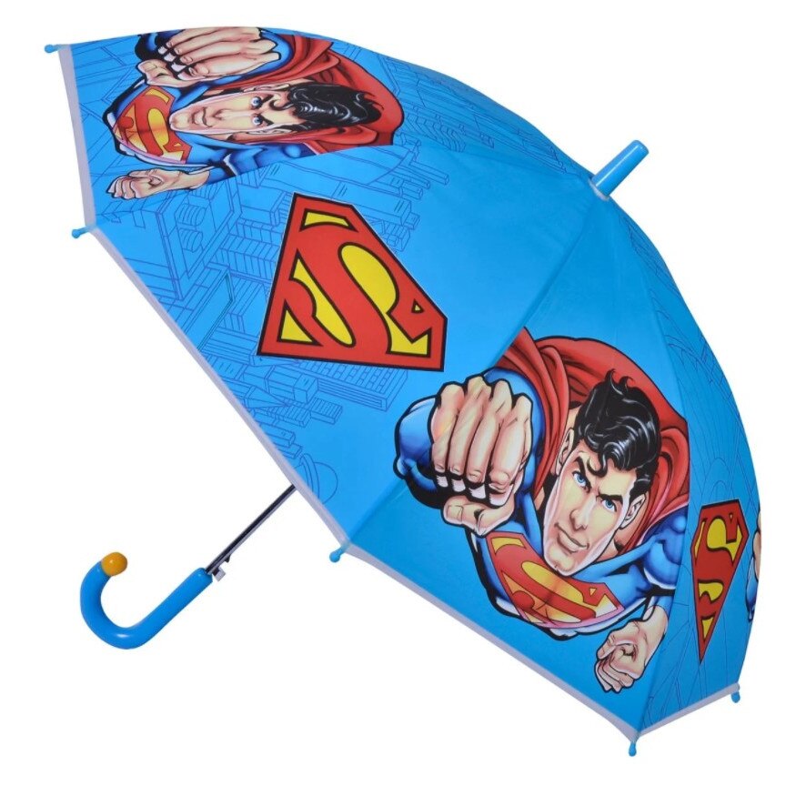 Umbrela Zola®, pentru copii, albastra, SUPERMAN, 48.5 cm