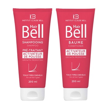 Pachet promo: Hair Bell Crestere Par Sampon 200ml si Balsam 200ml Institut Claude Bell Pachet promo: Hair Bell Crestere Par Sampon 200ml si Balsam 200ml Institut Claude Bell