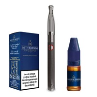 Kit Tigara Electronica Aramax Pen, 900 mAh, 2ml, Negru + Lichid Smith&Blawkins Blue 10ml cu nicotina