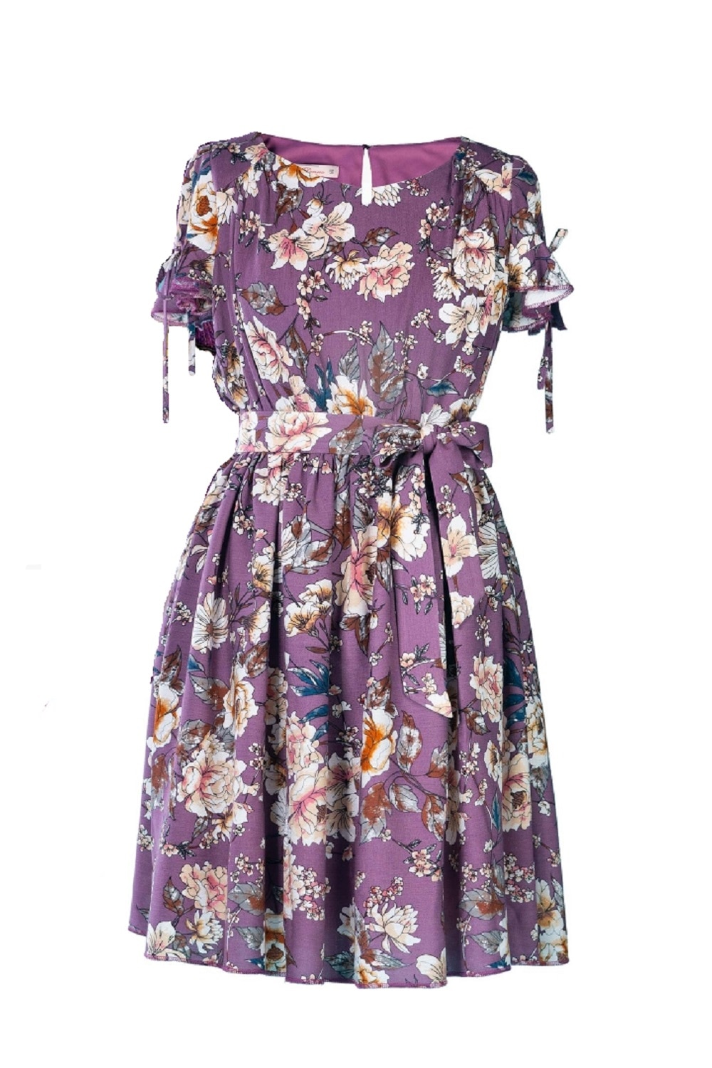 Rochie, Perdona, din voal, Mov