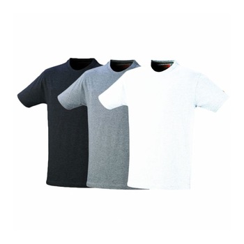 Set 3 tricouri, Kapriol, Tris, marimea XL, alb, gri, negru Set 3 tricouri, Kapriol, Tris, marimea XL, alb, gri, negru