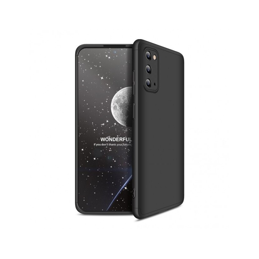 Husa Samsung S20 / S20 5G, neagra, 360 grade, policarbonat, GKK model Three Stage