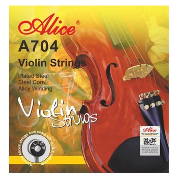 Set Corzi pentru Vioara 4/4 - Alice A704 Set Corzi pentru Vioara 4/4 - Alice A704