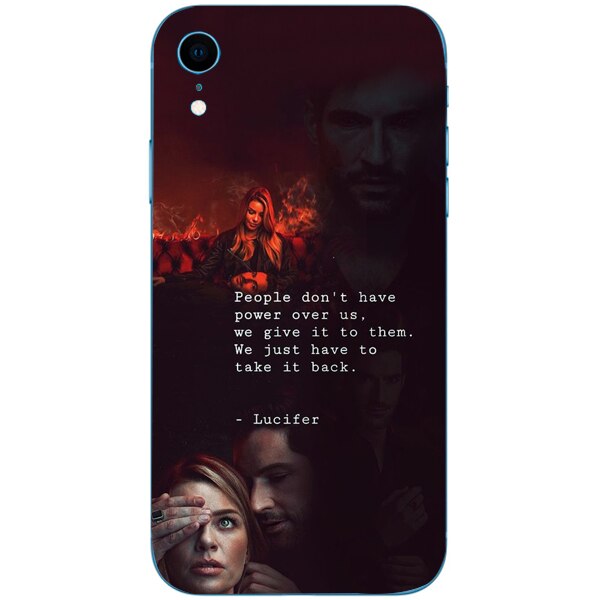 Husa din Silicon, Power Over Us pentru iPhone Xr, Multicolor