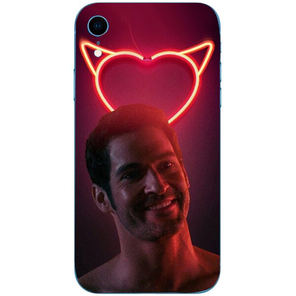 Husa din Silicon, Red Devil pentru iPhone Xr, Multicolor