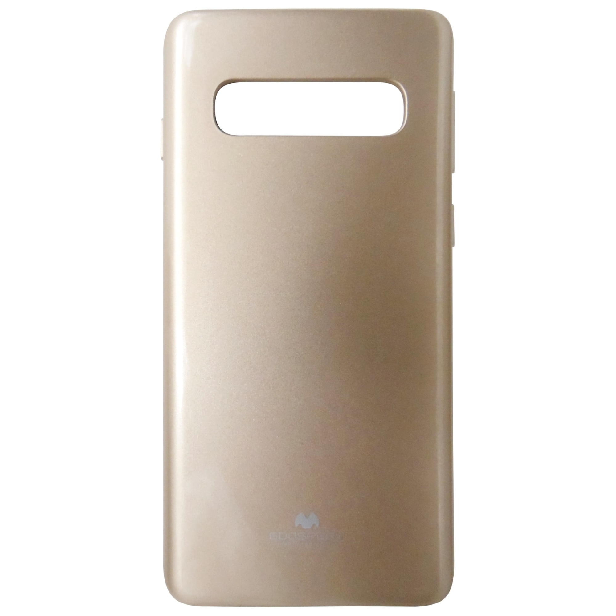 Husa silicon TPU Mercury Jelly Pearl aurie pentru Samsung Galaxy S10 (G973F)