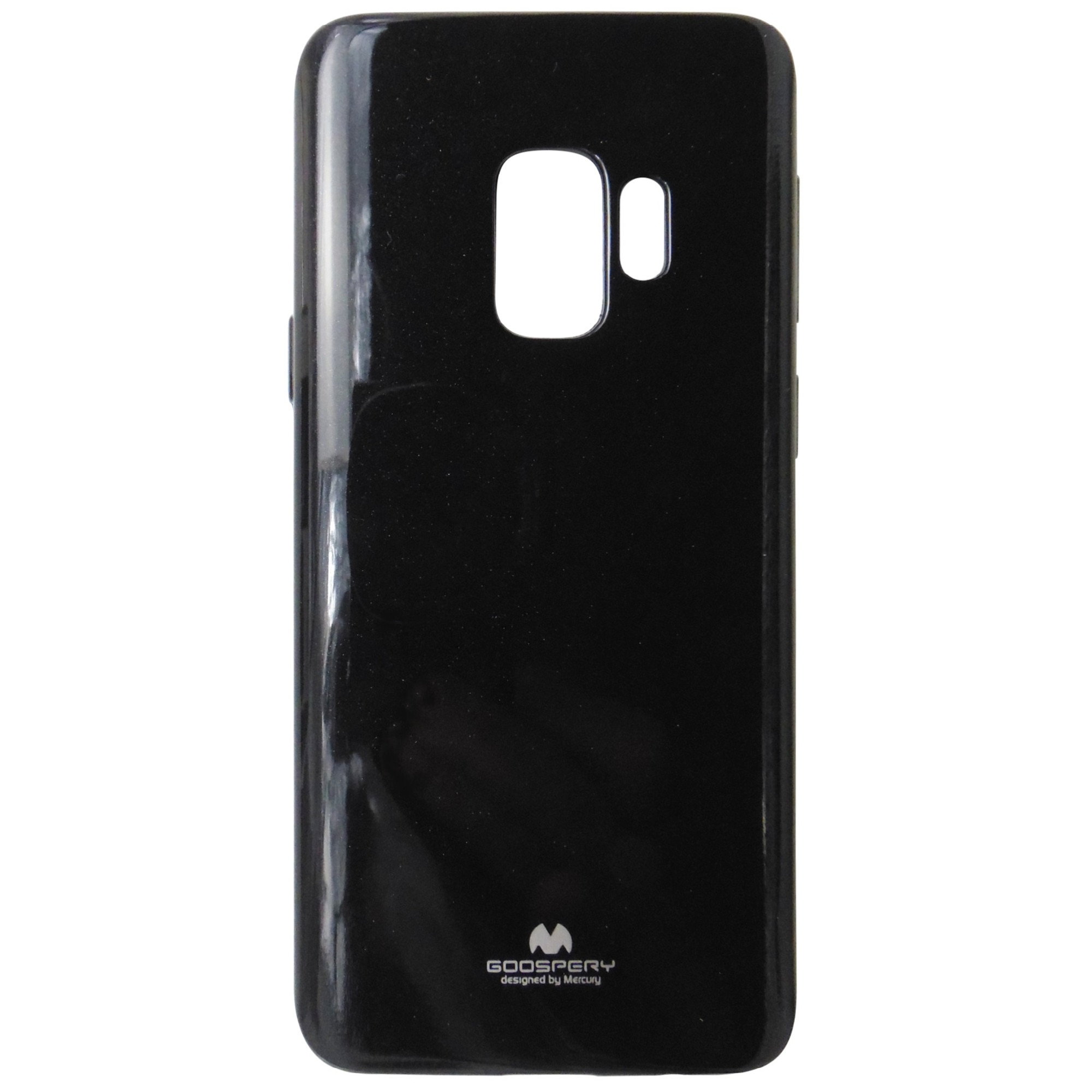 Husa silicon TPU Mercury Jelly Pearl neagra pentru Samsung Galaxy S9